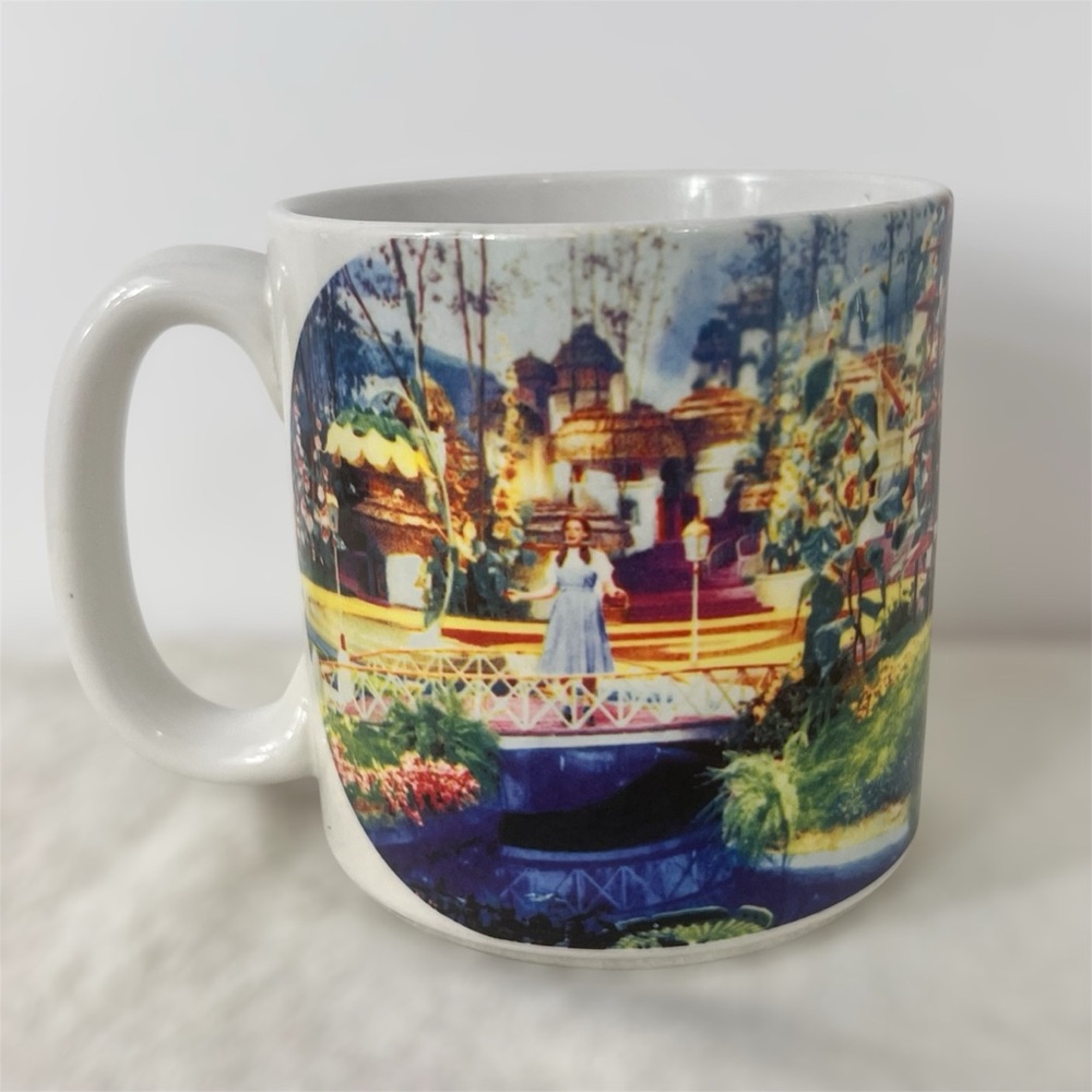 Colorful Wizard of Oz Coffee Tea Mug Dorothy in Muchkinland